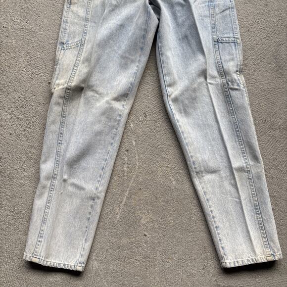 Deadstock 90s Dockers Jeans 28x30 Pleated Denim Levi’s Baggy Acid Wash Vintage - Picture 4 of 15